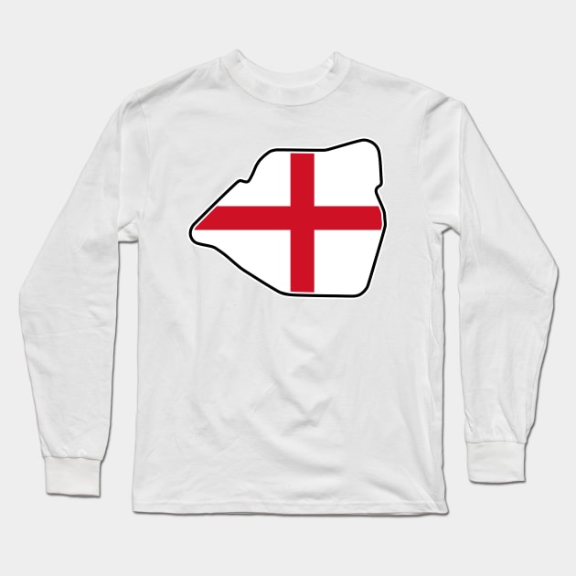 Castle Combe Circuit [flag] Long Sleeve T-Shirt by sednoid